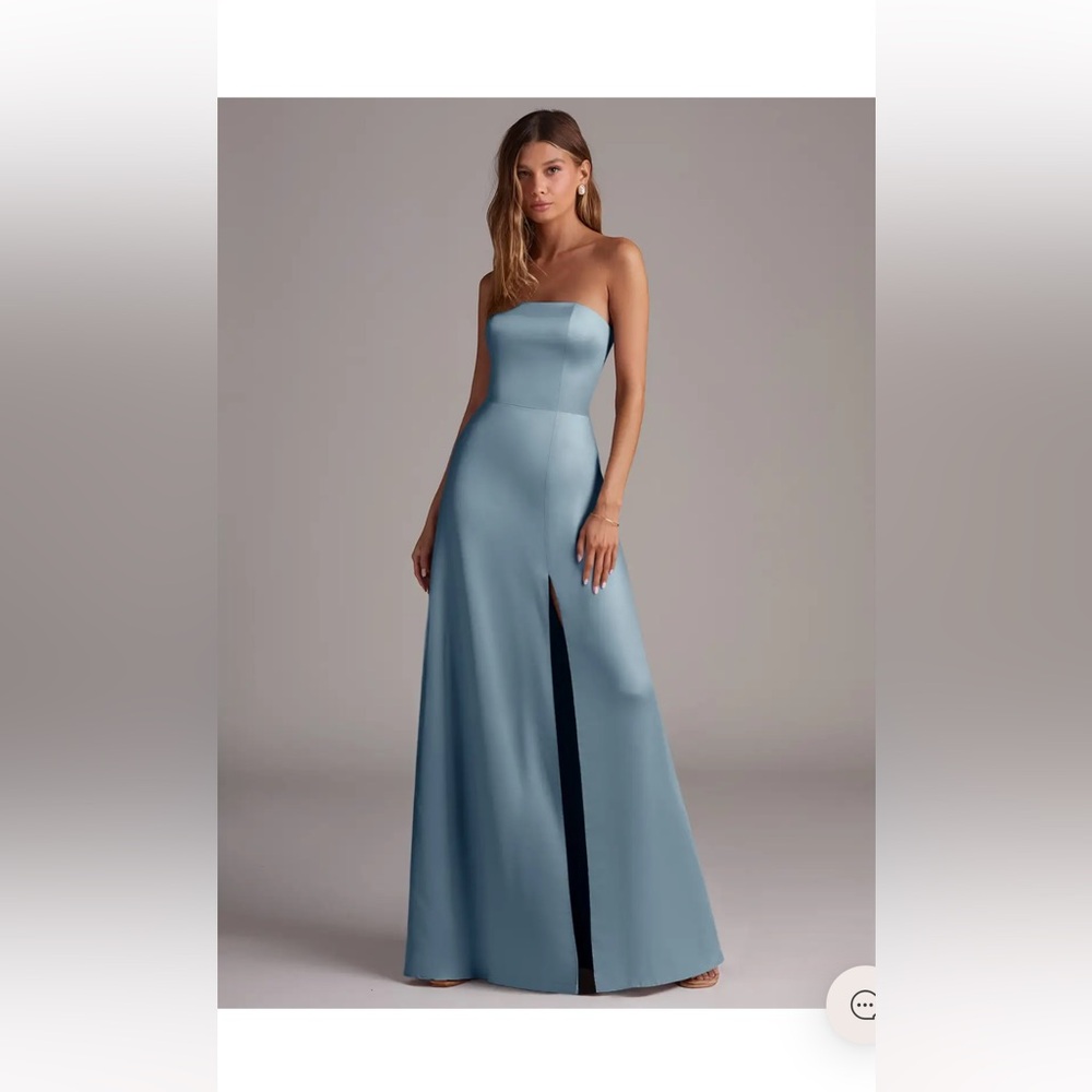 Azazie Wren Sky Blue Dress